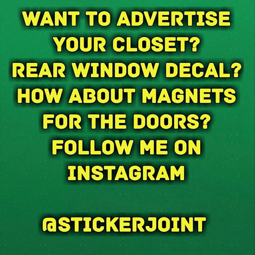 Want to advertise your closet or business?